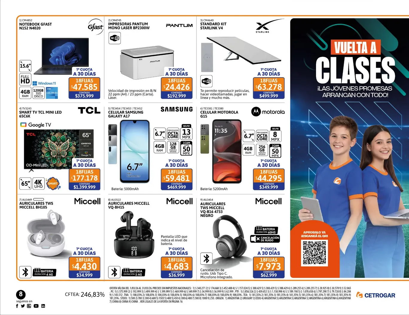 Ofertas de  Cetrogar Ofertas 1 de marzo al 31 de marzo 2026 - Página 9 del catálogo