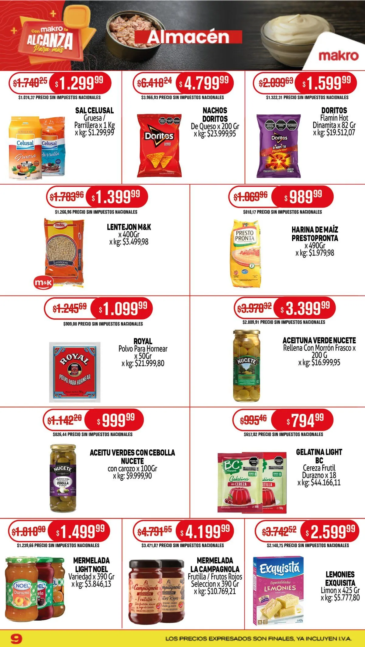 Ofertas de Makro Ofertas 29 de mayo al 5 de junio 2025 - Página 9 del catálogo