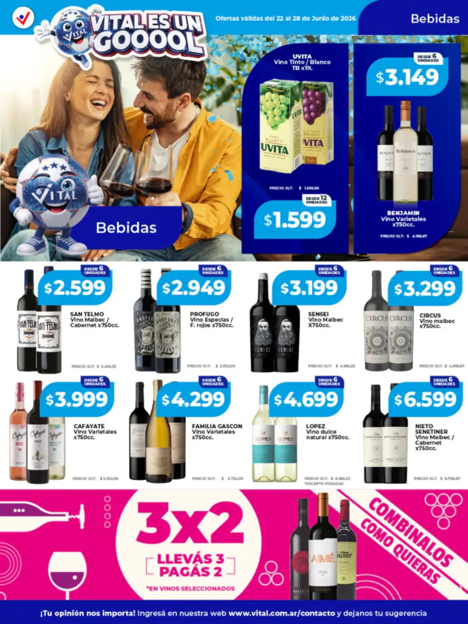 Ofertas de Vital Ofertas 22 de junio al 28 de junio 2026 - Página 9 del catálogo