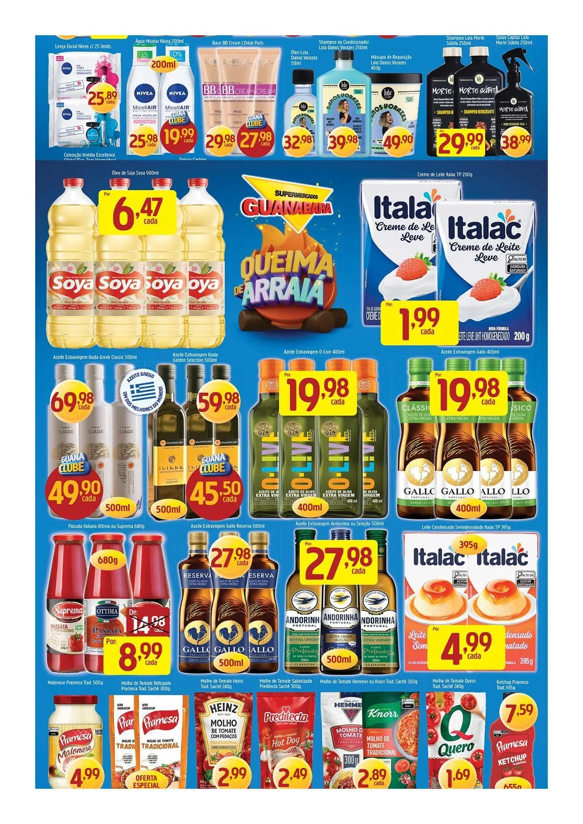 Encarte de Folhetos  Supermercados Guanabara 23 de julho até 28 de julho 2026 - Pagina 9