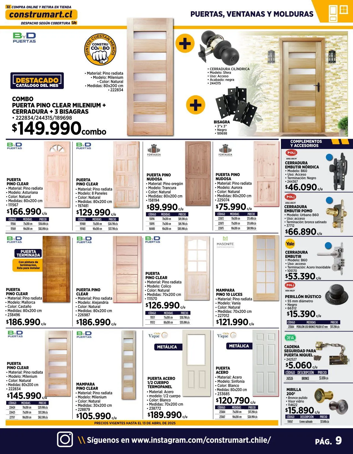 Catálogo de Construmart Ofertas 1 de abril al 1 de mayo 2025 - Página 9