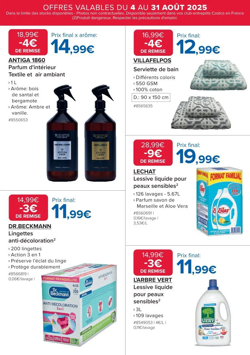 Catalogues Costco du 4 août au 31 août 2025 - Catalogue page 9
