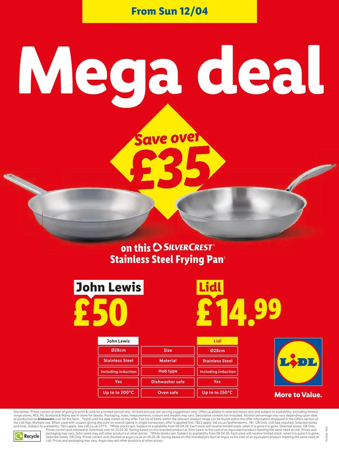  Lidl Offers from 9 April to 15 April 2026 - Catalogue Page 9