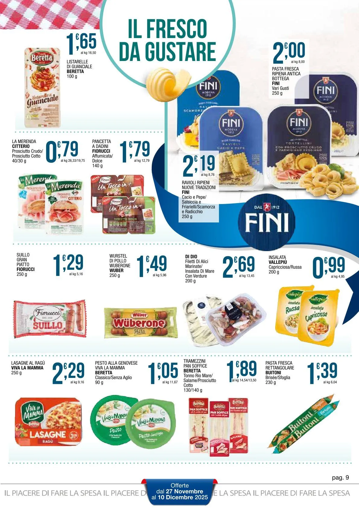 Maxi Sidis Volantino da 27 novembre a 10 dicembre di 2025 - Pagina del volantino 9