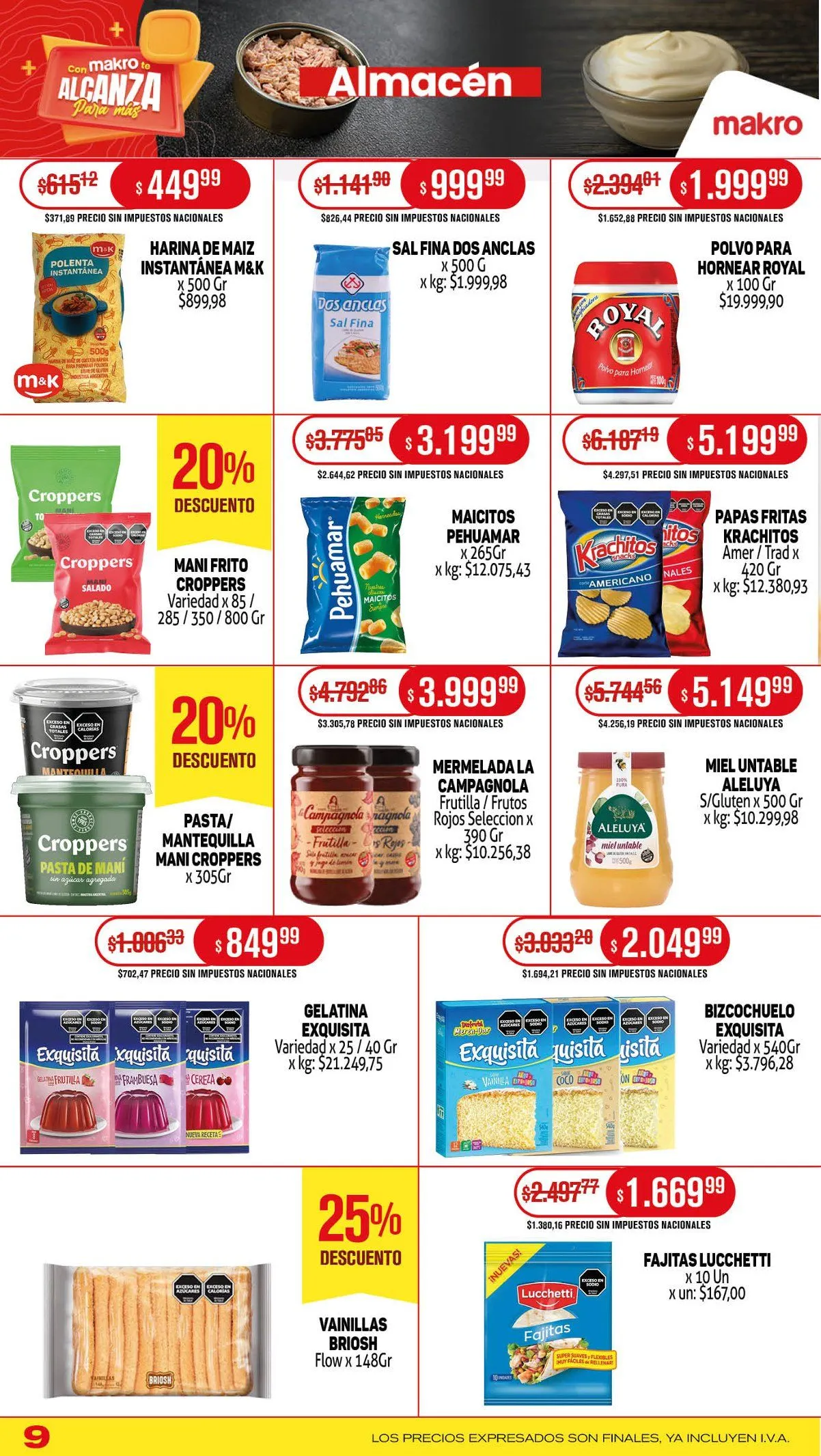 Ofertas de Makro - Catálogos semanales 14 de agosto al 21 de agosto 2025 - Página 9 del catálogo