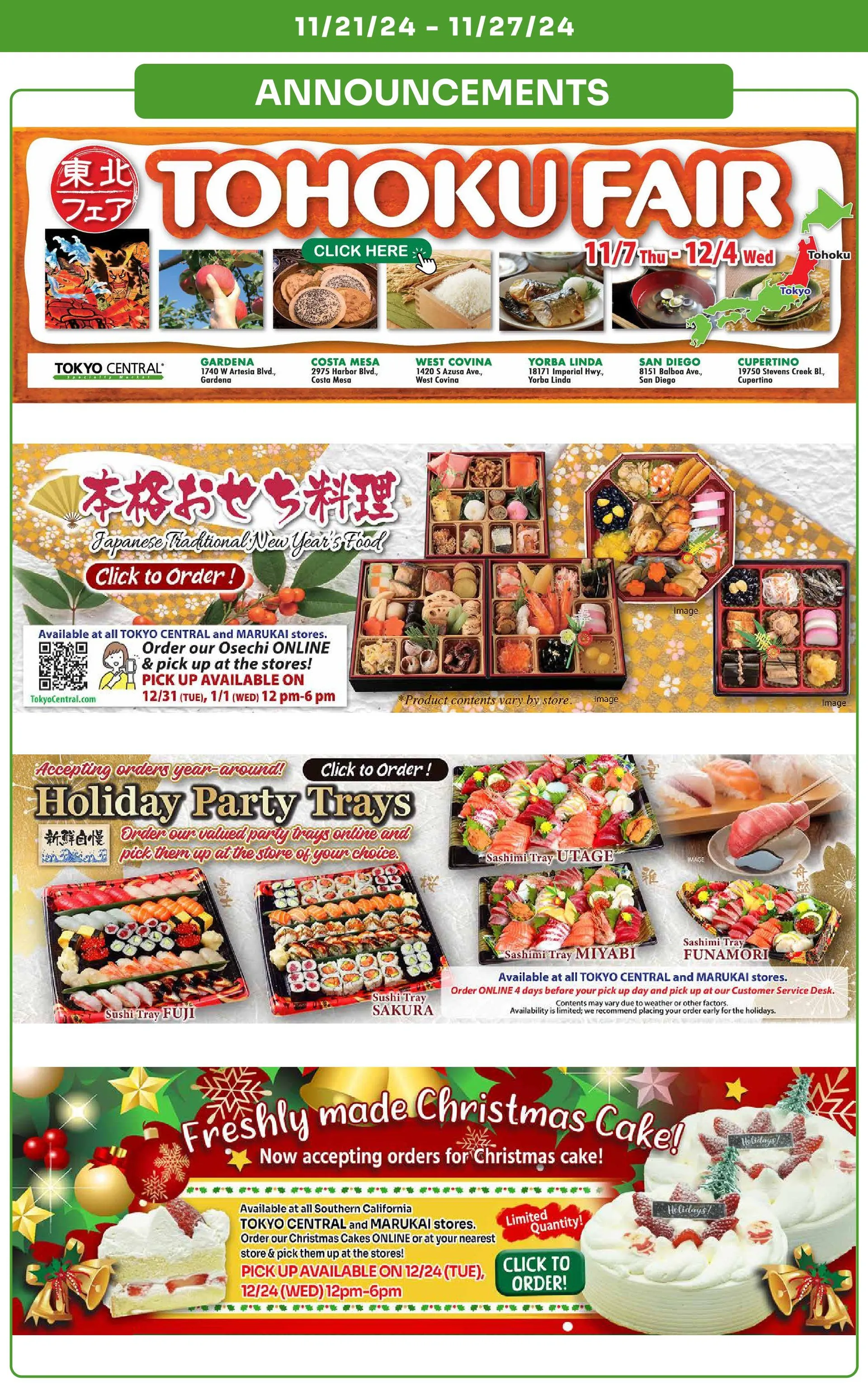 Weekly ad Tokyo Central Specialty Market Deals from November 21 to November 27 2024 - Page 9