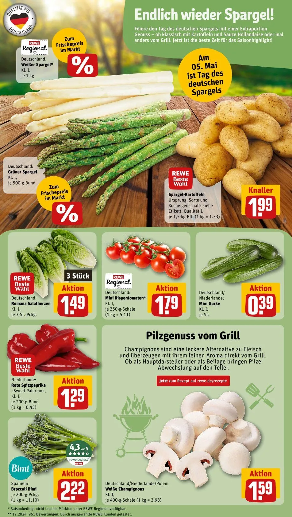 REWE Prospekt von 5. Mai bis 11. Mai 2025 - Prospekt seite 9