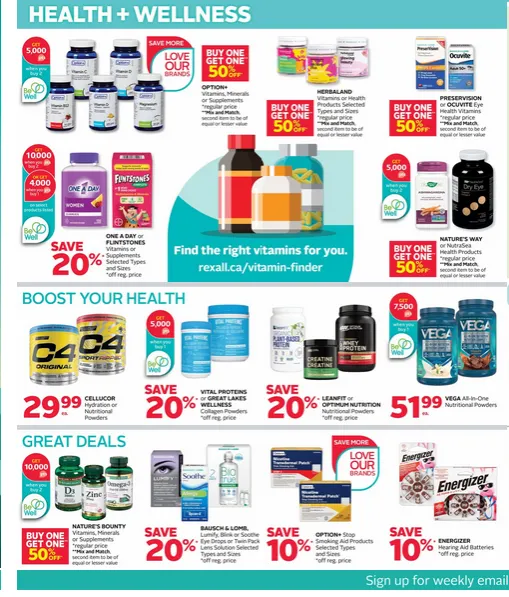 Rexall Sales from April 3 to April 9 2026 - flyer page 9