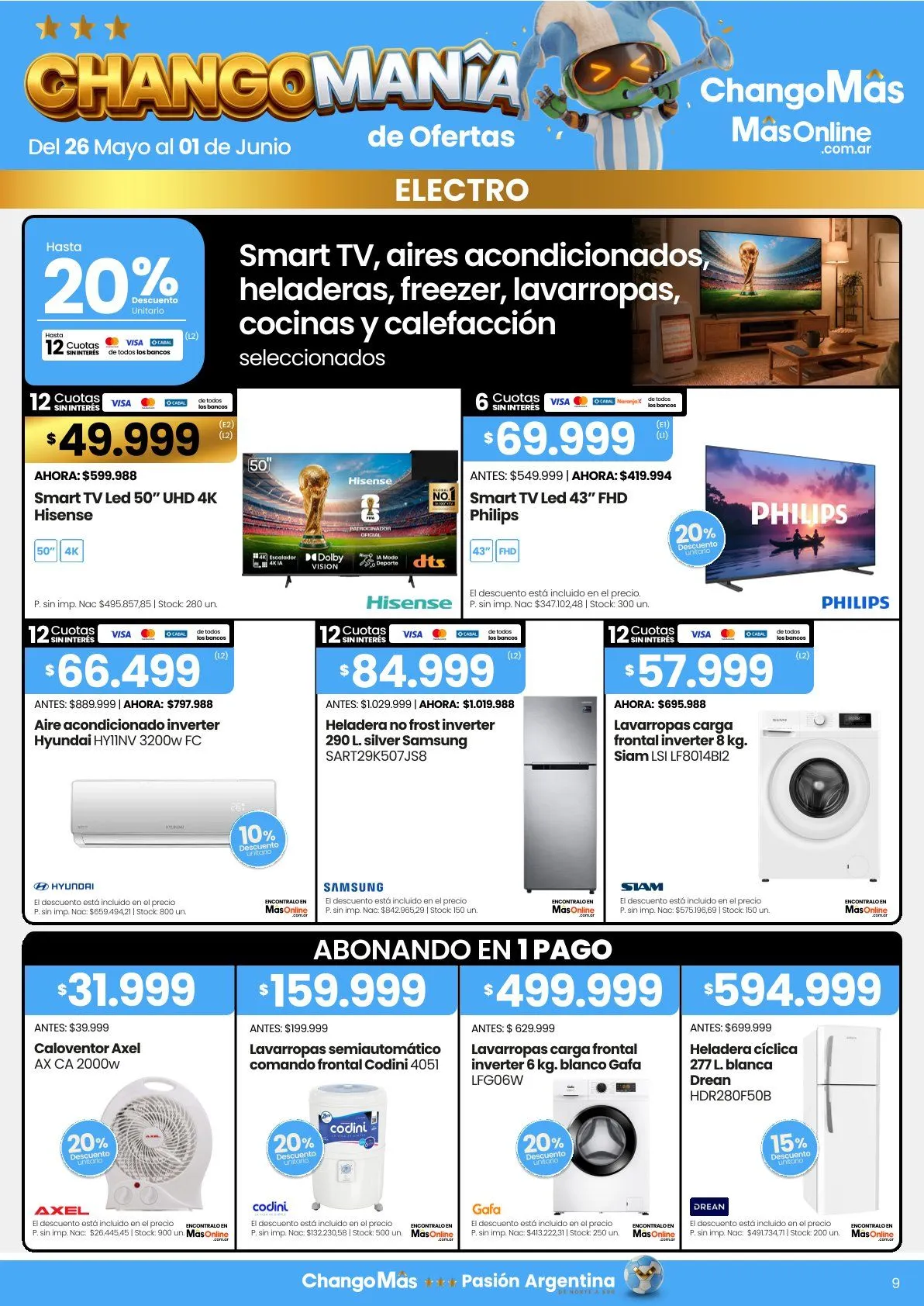 Ofertas de Changomas Ofertas 26 de mayo al 1 de junio 2026 - Página 9 del catálogo