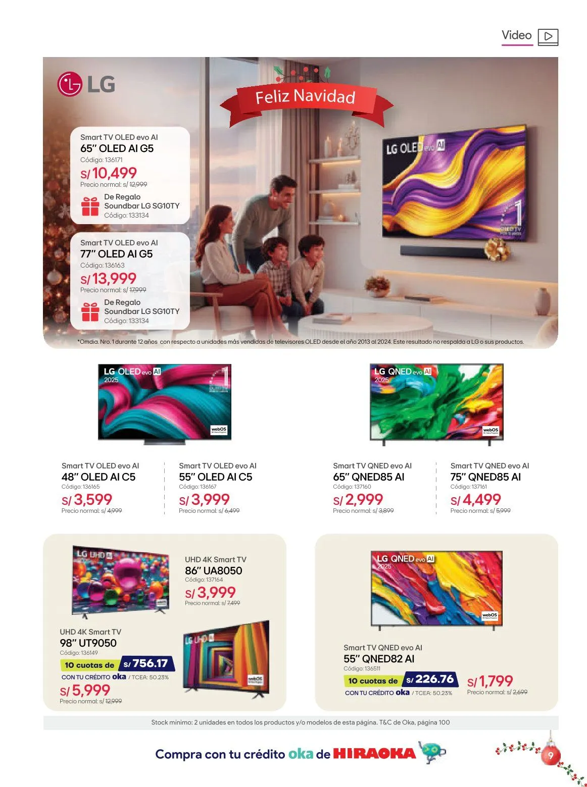 Catalogo de Hiraoka Ofertas 9 de diciembre al 31 de diciembre 2025 - Pag 9