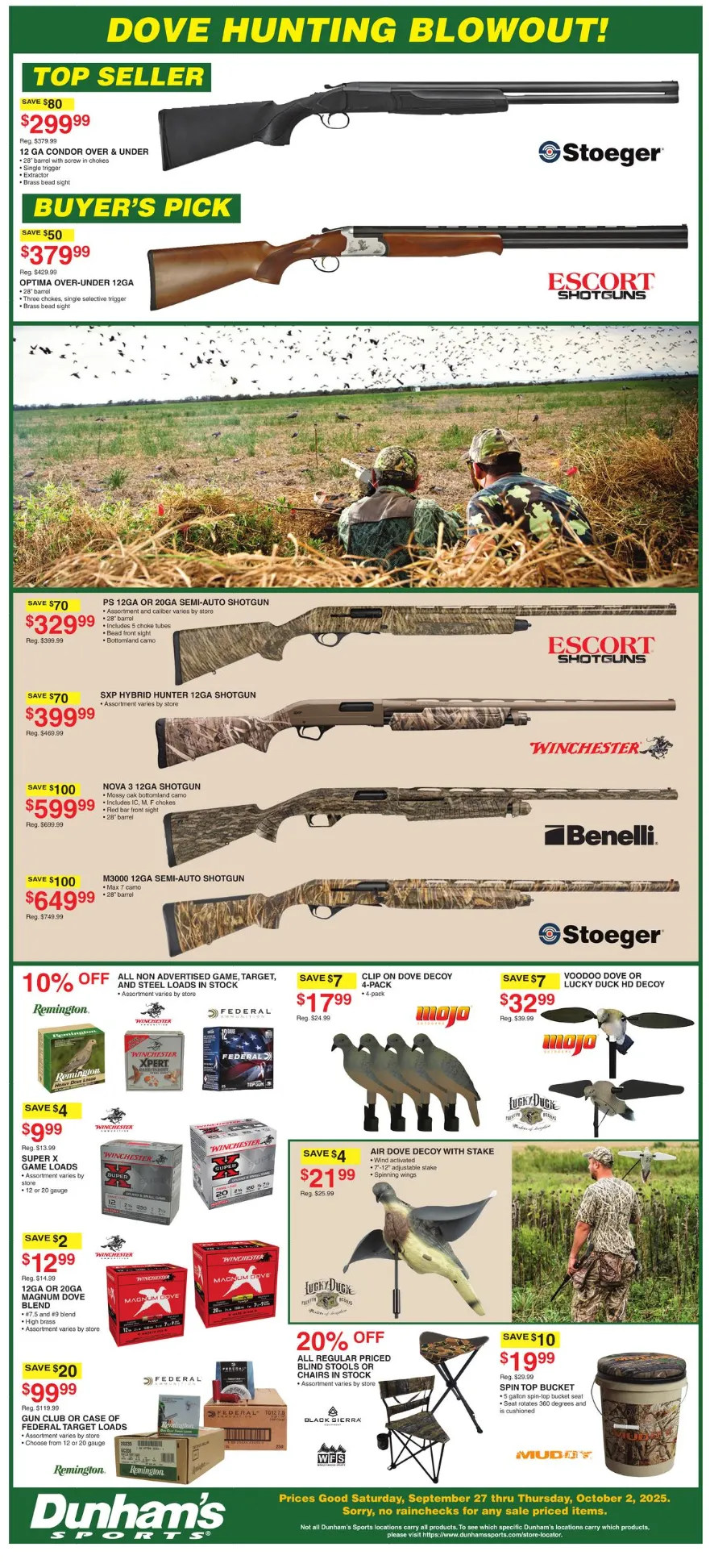 Weekly ad Dunham's Sports Sales from September 27 to October 2 2025 - Page 9