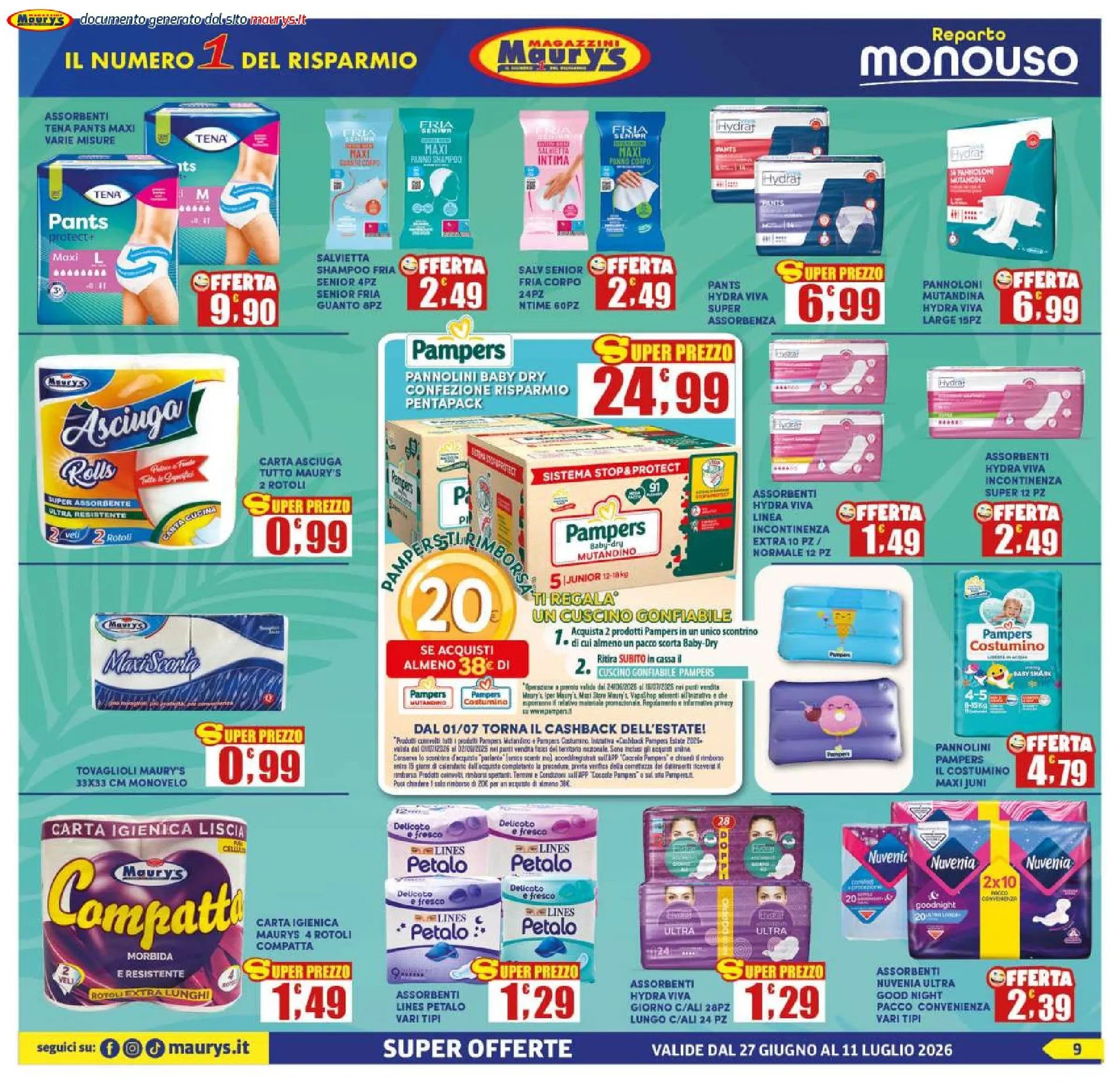 Volantini Maury's da 27 giugno a 11 luglio di 2026 - Pagina del volantino 17