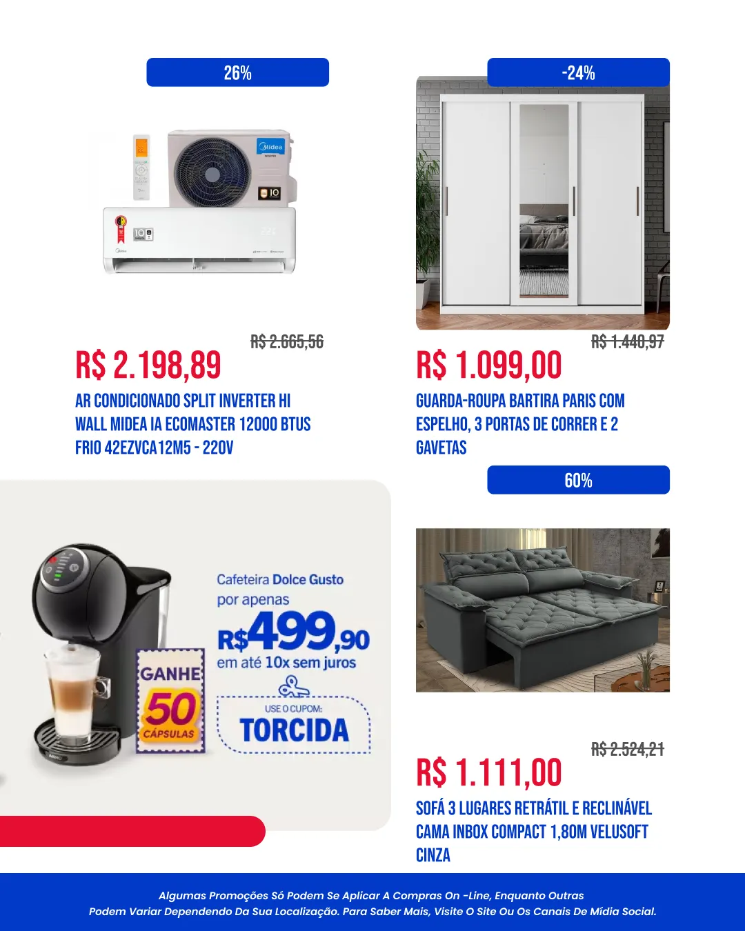 Encarte de  Casas Bahia Ofertas 20 de maio até 8 de junho 2026 - Pagina 9