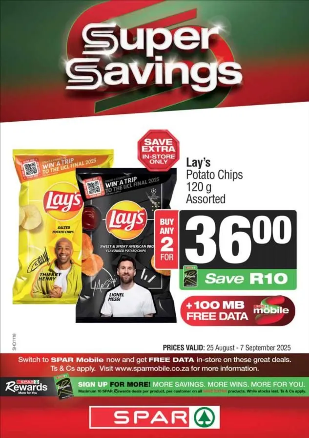 SPAR weekly ads from 25 August to 7 September 2025 - Catalogue Page 7