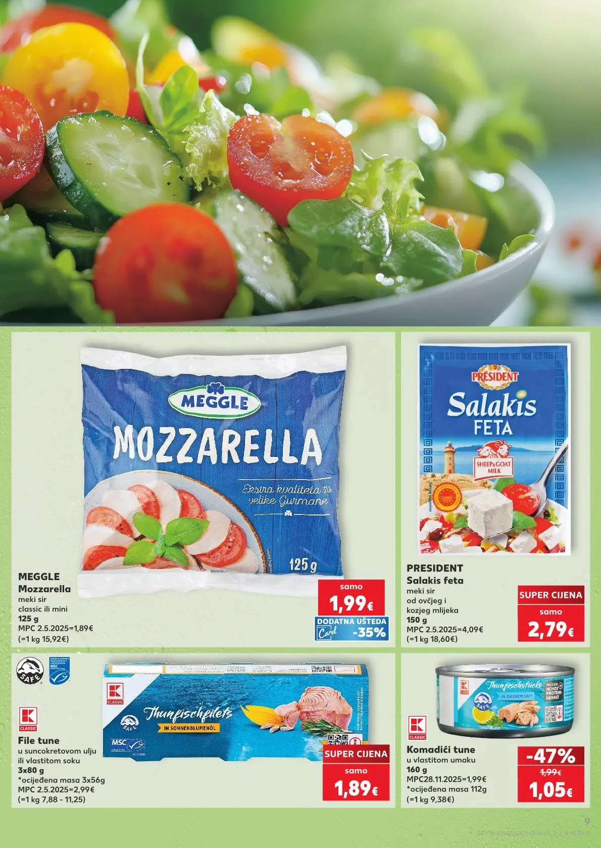 Katalog Kaufland od 17. lipnja do 23. lipnja 2026. - Pregled Stranica 9