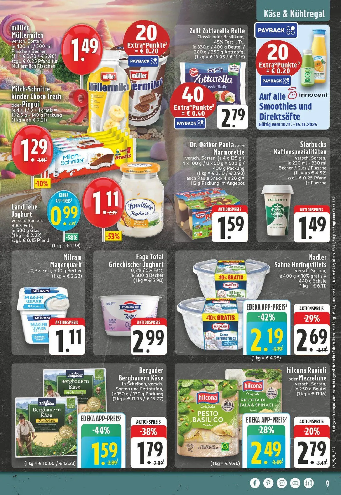 Edeka Angebote von 10. November bis 15. November 2025 - Prospekt seite 9
