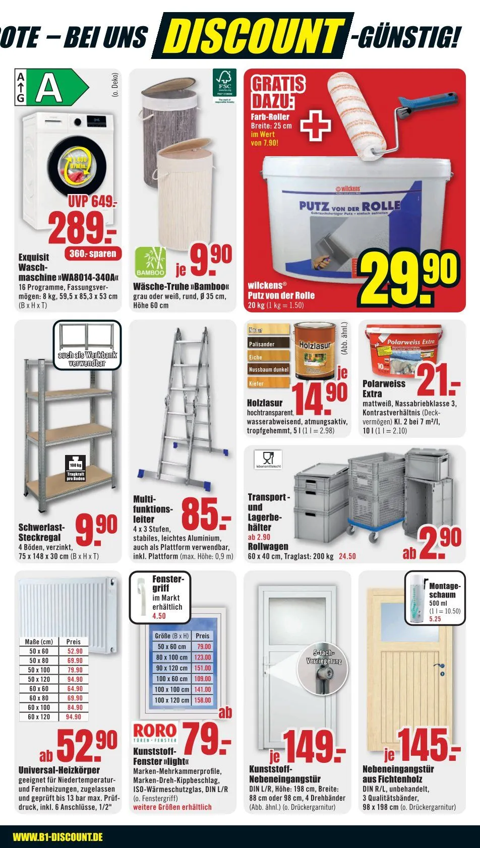 B1 Discount Baumarkt Angebote von 8. März bis 14. März 2025 - Prospekt seite 9