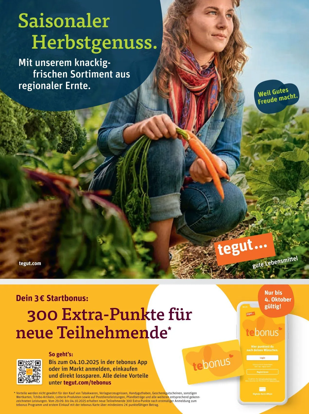 tegut... Angebote  von 2. Oktober bis 4. Oktober 2025 - Prospekt seite 9