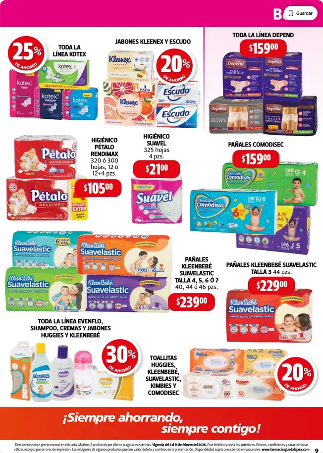 Catálogo de Farmacia Guadalajara Ofertas 1 de febrero al 14 de febrero 2026 - Pagina 9