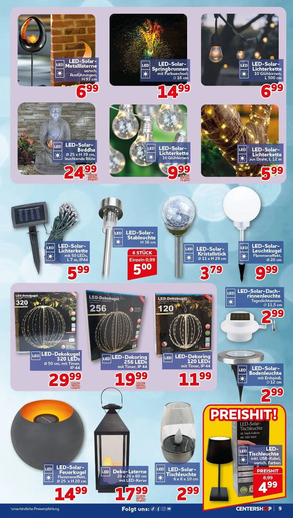 CENTERSHOP Prospekte von 13. Juli bis 18. Juli 2026 - Prospekt seite 9