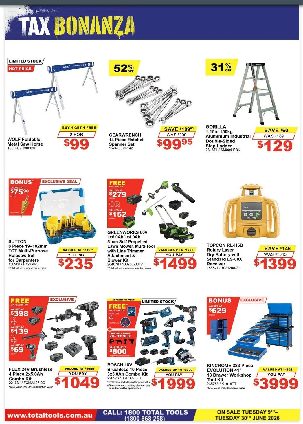 Total Tools catalogues - Catalogue valid from 9 June to 30 June 2026 - page 9