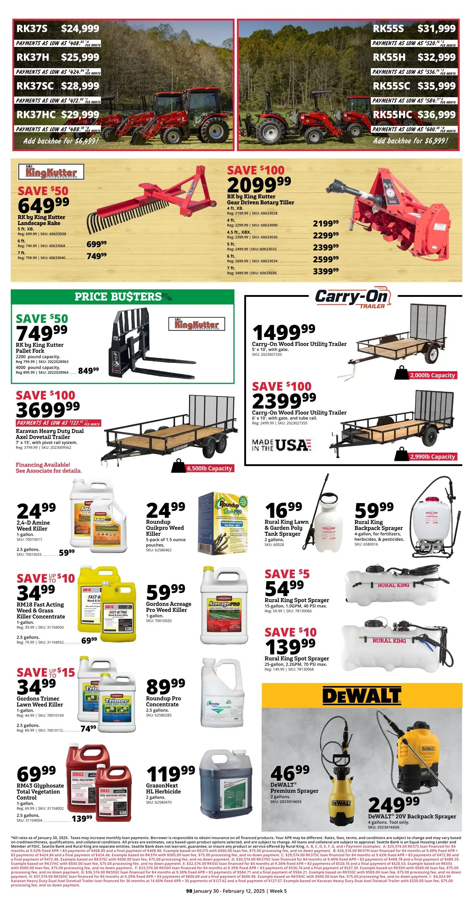 Weekly ad Rural King sales from January 30 to February 12 2025 - Page 9