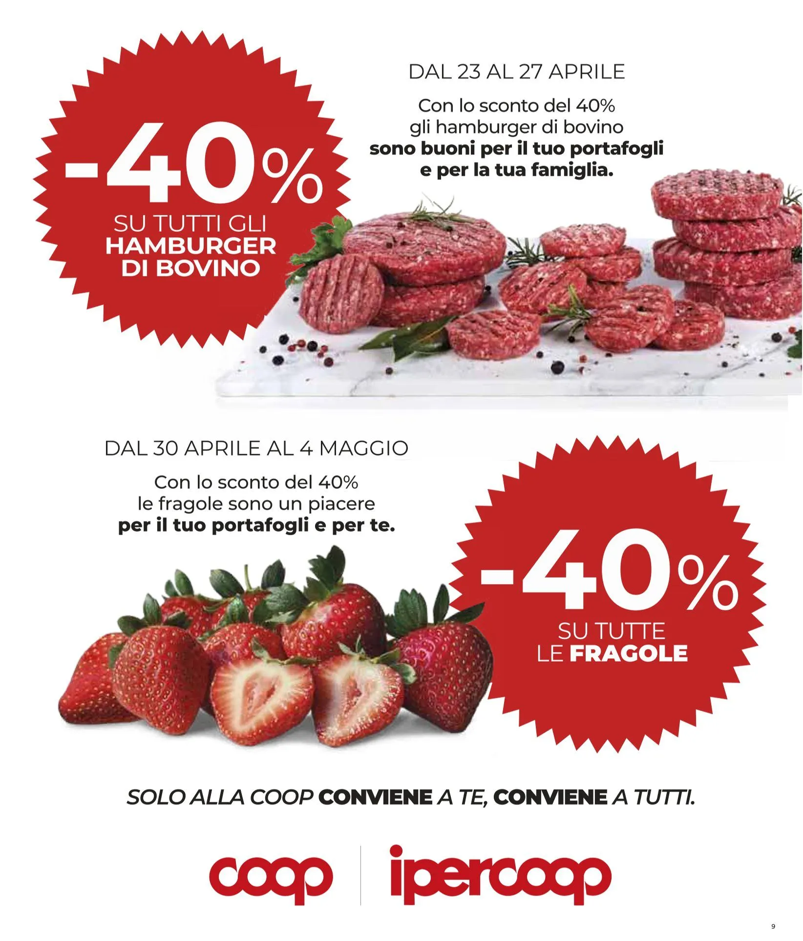 Ipercoop Volantino da 22 aprile a 7 maggio di 2025 - Pagina del volantino 9