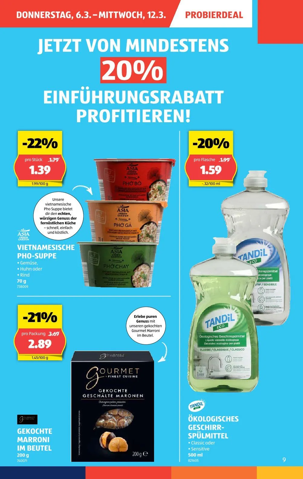 Aldi Prospekt von 6. März bis 12. März 2025 - Prospekt seite  9