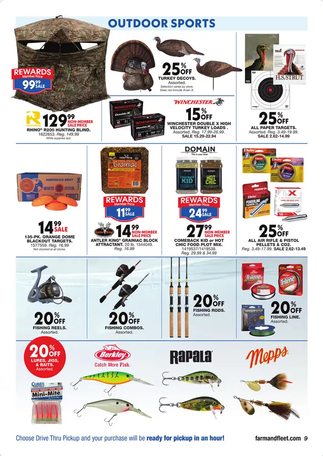 Weekly promotion Blain's Farm & Fleet Sales spanning from April 2 to April 12 2026 - Page 9 for Catalogue 365