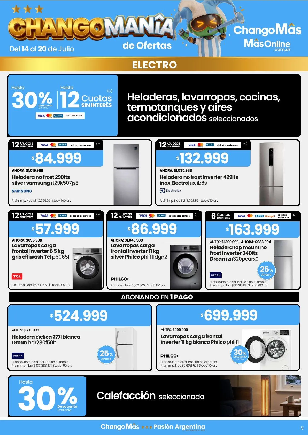 Ofertas de Changomas  Ofertas 14 de julio al 20 de julio 2026 - Página 9 del catálogo