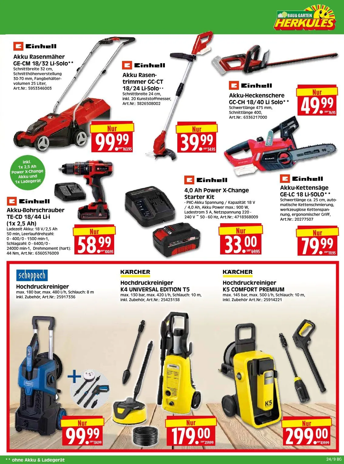 Herkules Baumarkt Angebote von 8. Juni bis 13. Juni 2026 - Prospekt seite 9