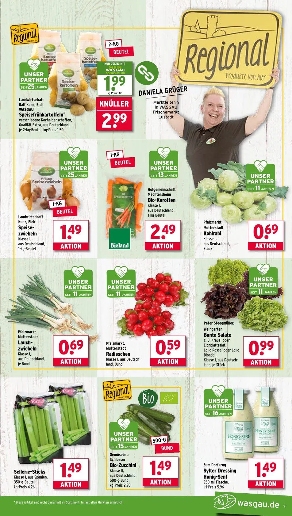 Wasgau Prospekte von 21. Juli bis 26. Juli 2025 - Prospekt seite 9