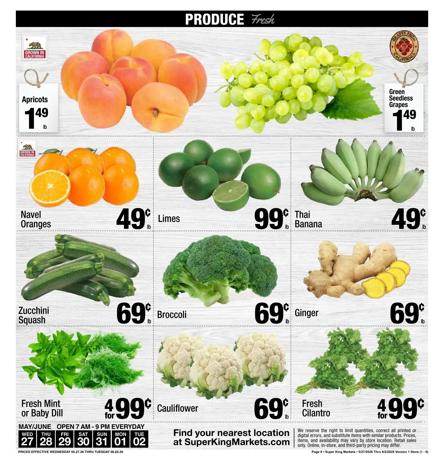 Weekly ad Super King Markets Sales from May 27 to June 2 2026 - Page 9