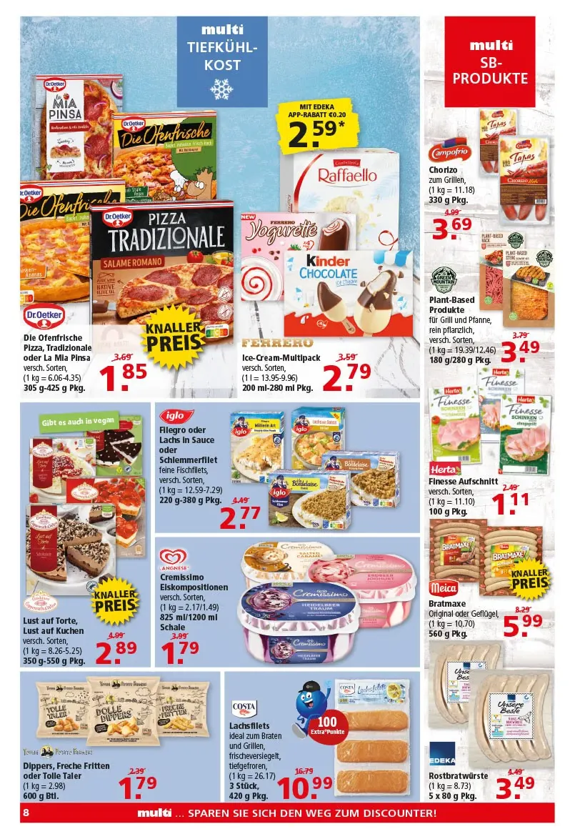 Multi Markt Angebote von 22. April bis 26. April 2025 - Prospekt seite 8