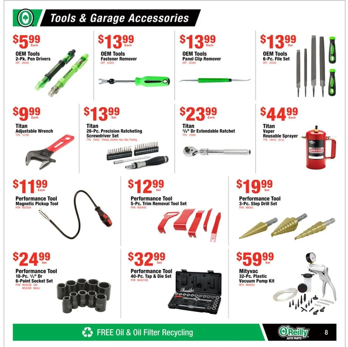 Weekly ad O'Reilly Auto Parts Sales from June 25 to July 30 2025 - Page 8