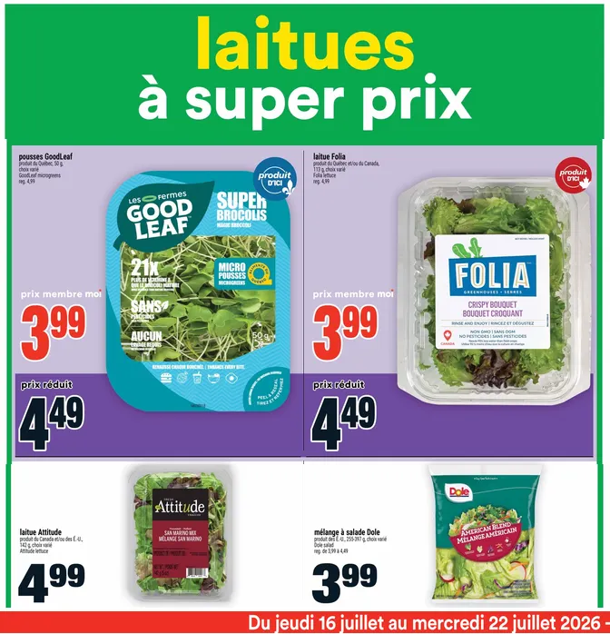 Super C Sales from July 16 to July 22 2026 - flyer page 9
