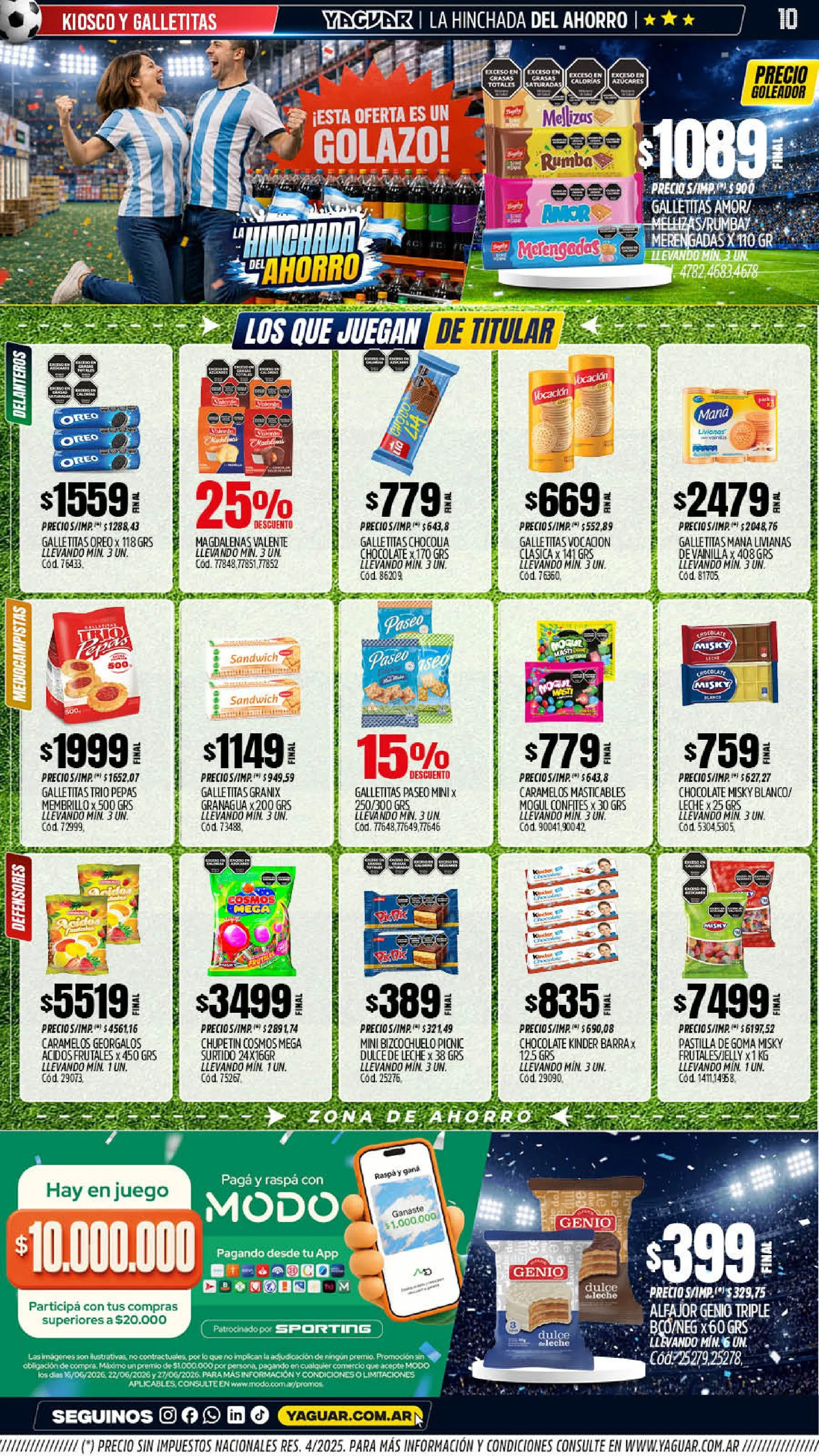 Ofertas de Yaguar Ofertas 22 de junio al 27 de junio 2026 - Página 9 del catálogo