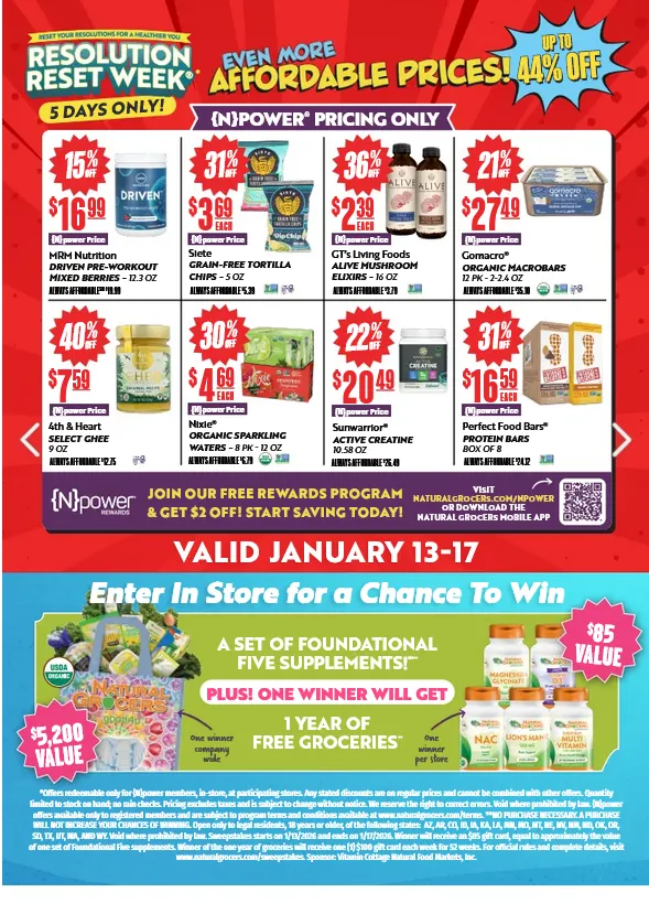 Weekly ad Natural Grocers Sales from January 13 to January 17 2026 - Page 4