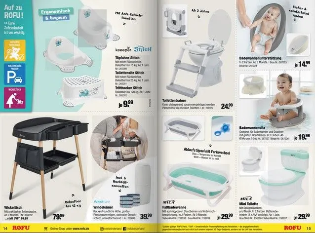 ROFU Kinderland Prospekte von 23. März bis 17. August 2025 - Prospekt seite 8