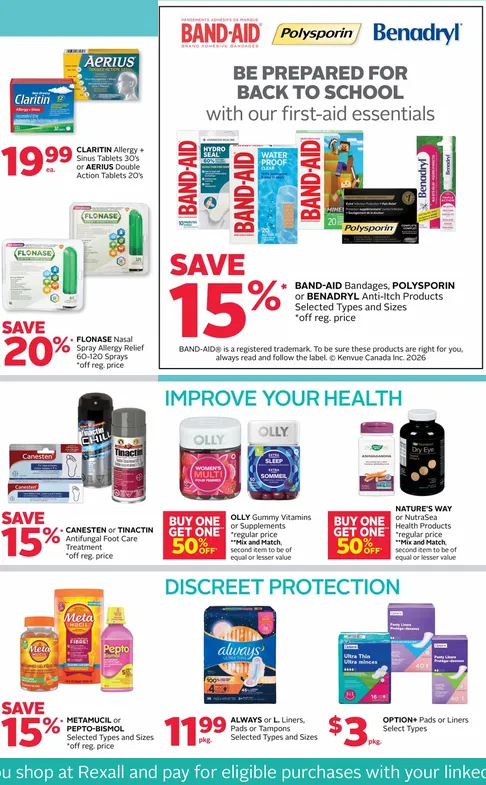 Rexall Sales from July 31 to August 13 2026 - flyer page 9