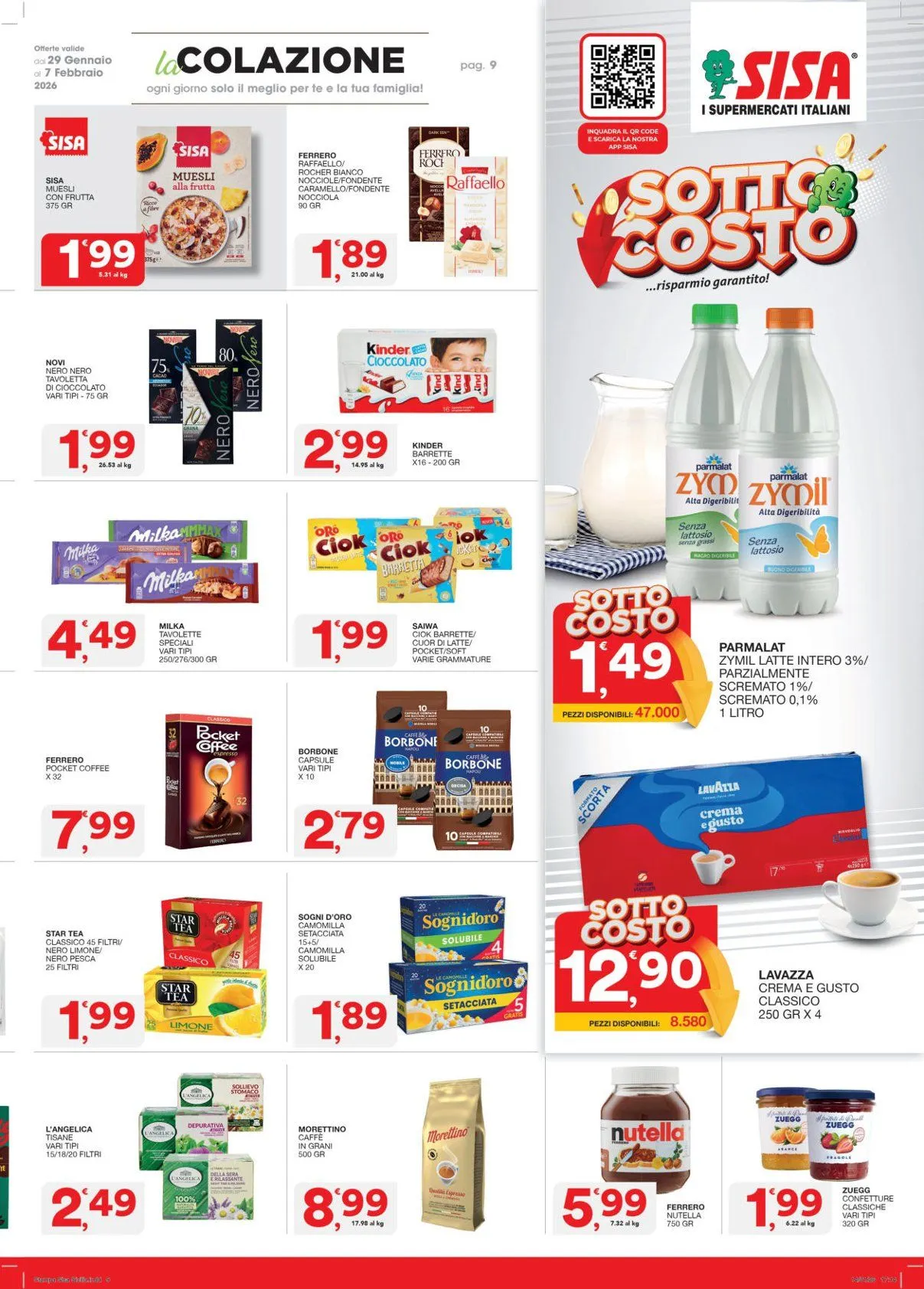 Volantini Sisa da 29 gennaio a 7 febbraio di 2026 - Pagina del volantino 9
