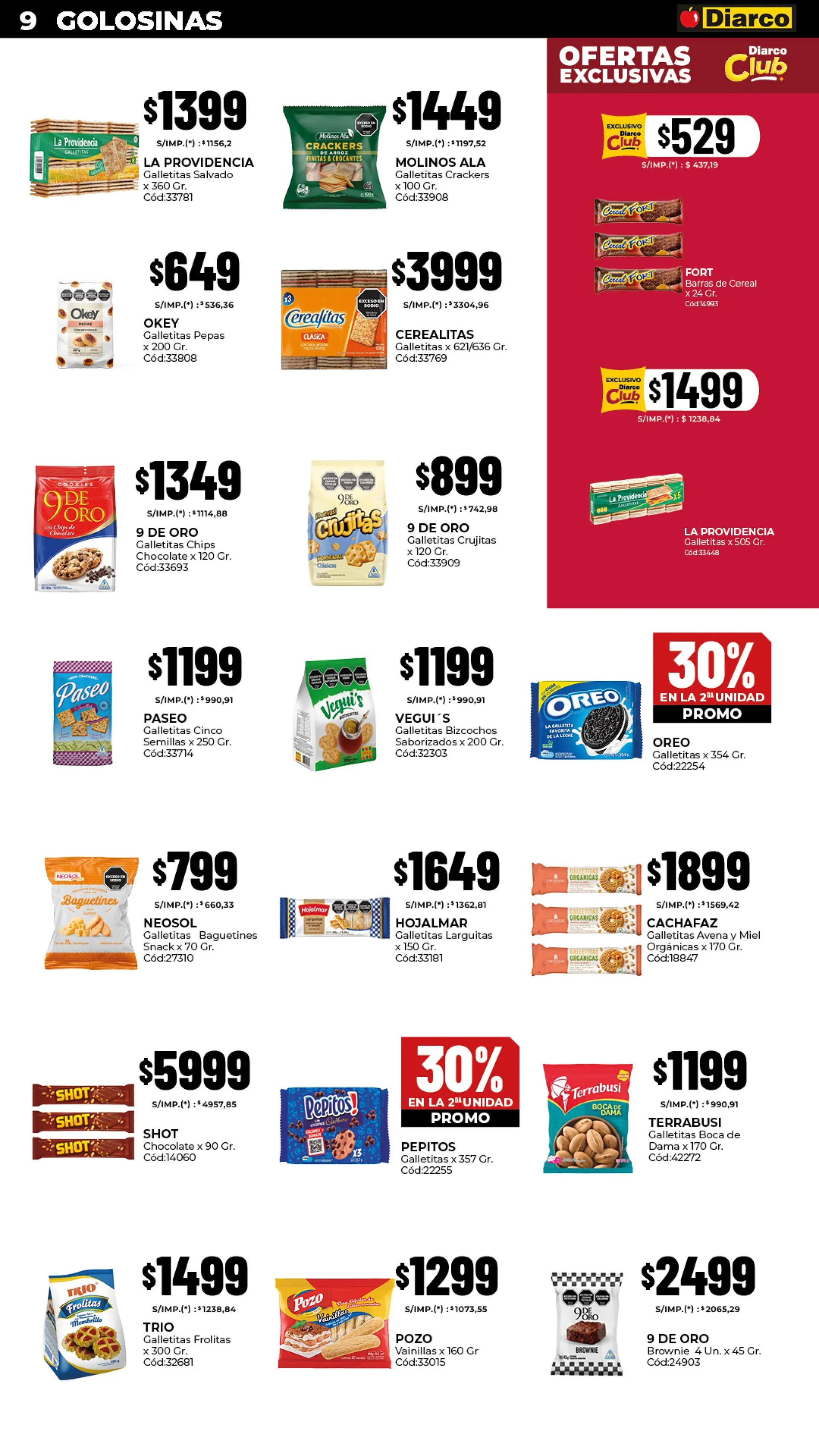 Ofertas de DIARCO Ofertas 11 de mayo al 15 de mayo 2026 - Página 9 del catálogo