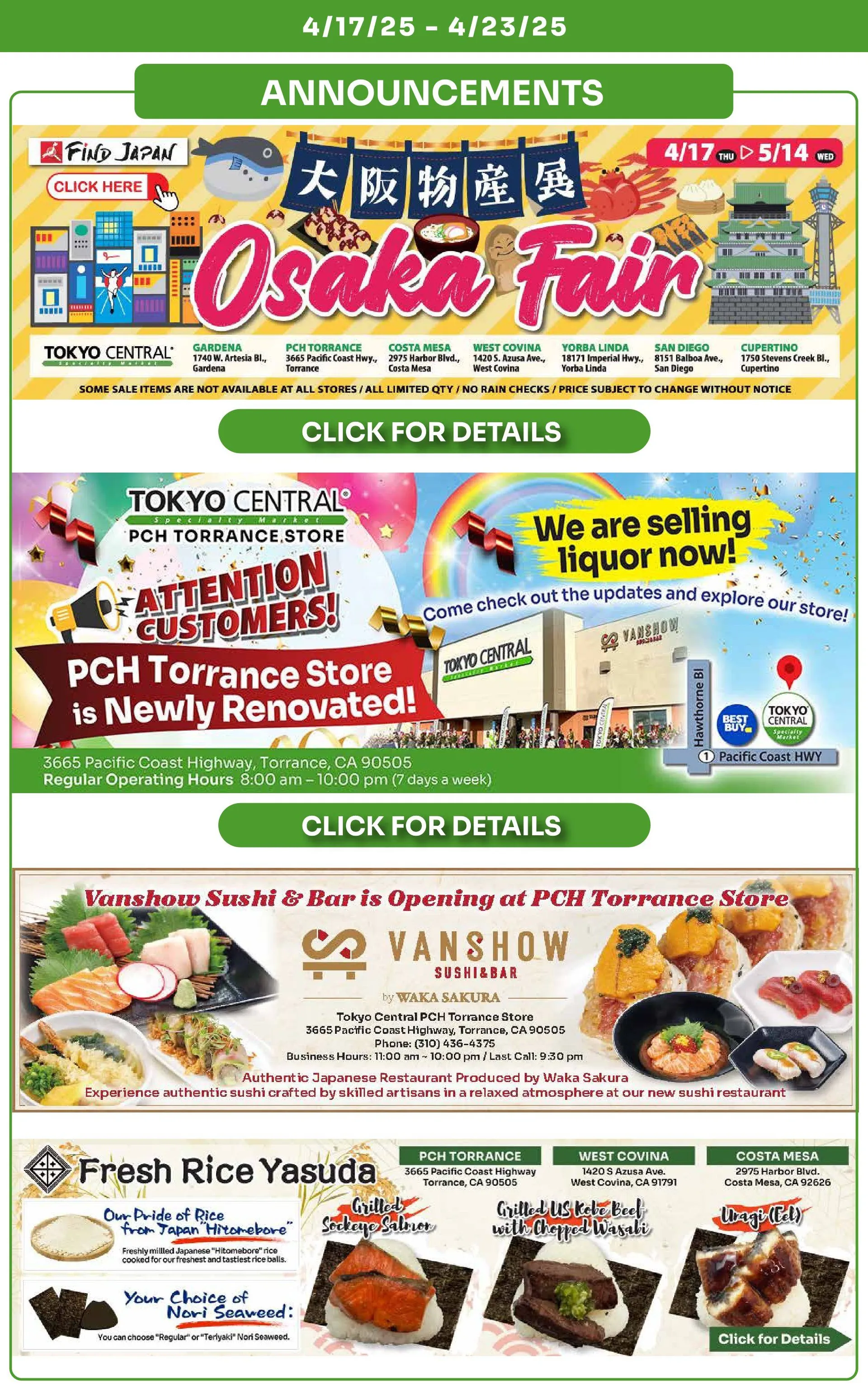 Weekly ad Tokyo Central Specialty Market sales from April 17 to April 23 2025 - Page 9