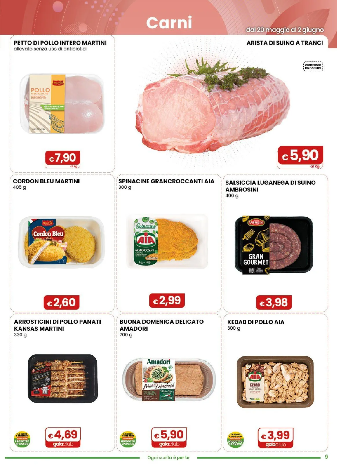 Volantini Gala Supermercati da 20 maggio a 2 giugno di 2026 - Pagina del volantino 9