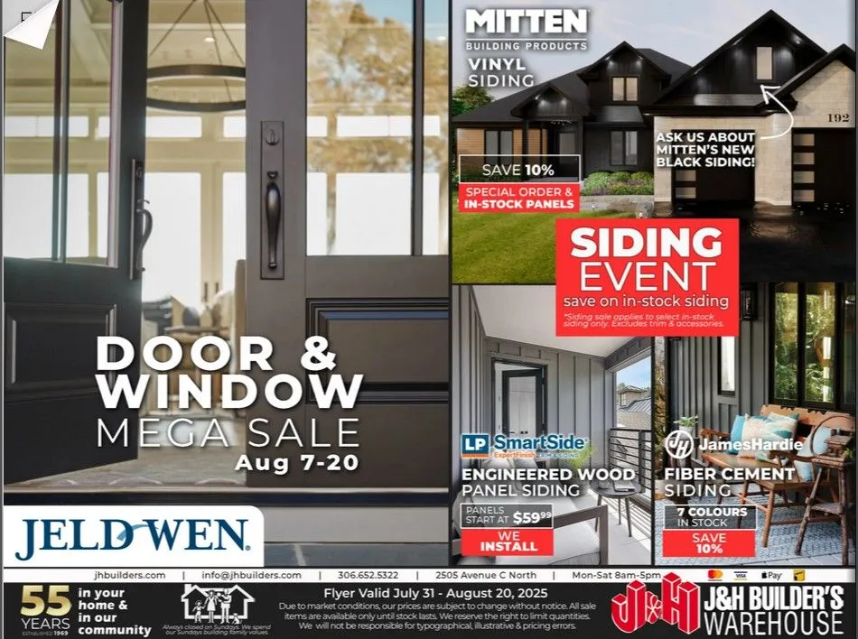 J&H Builder's Warehouse Sales from August 1 to August 20 2025 - flyer page 8