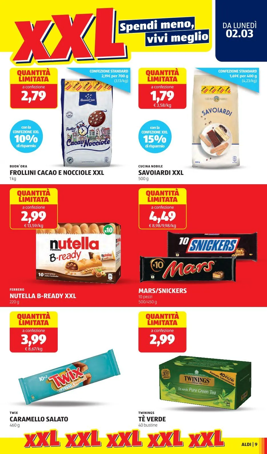 Volantini Aldi da 2 marzo a 8 marzo di 2026 - Pagina del volantino 9
