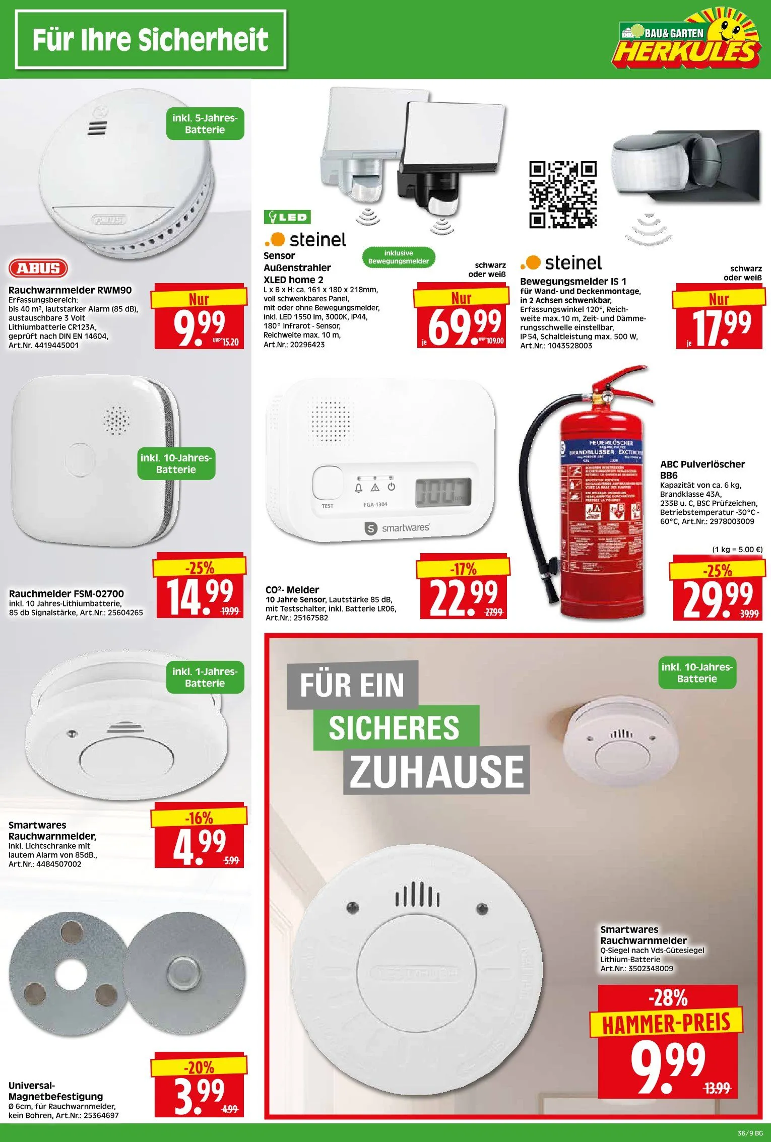 Herkules Baumarkt  Prospekte  von 1. September bis 7. September 2025 - Prospekt seite 9