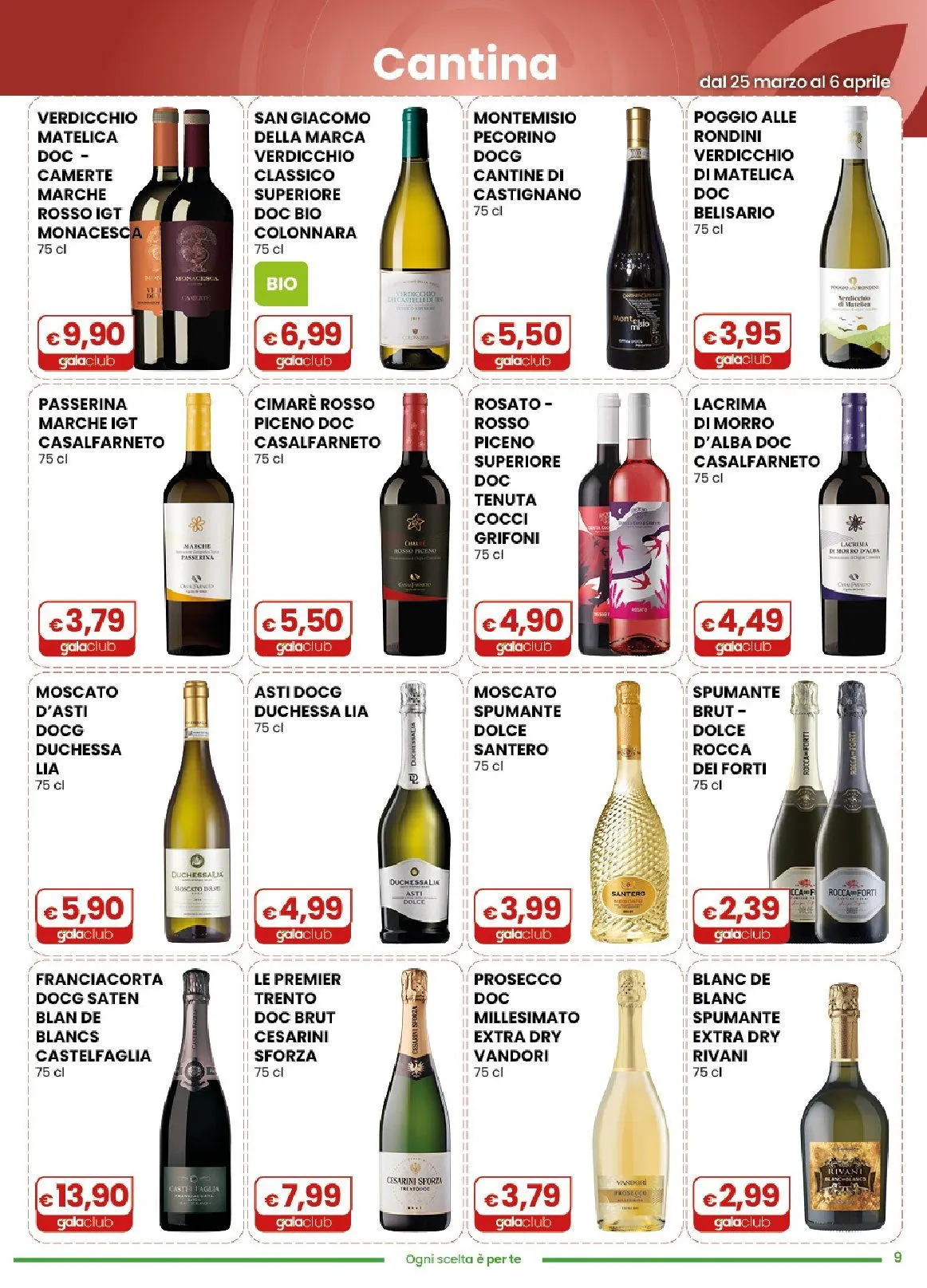 Volantini Gala Supermercati da 25 marzo a 6 aprile di 2026 - Pagina del volantino 9