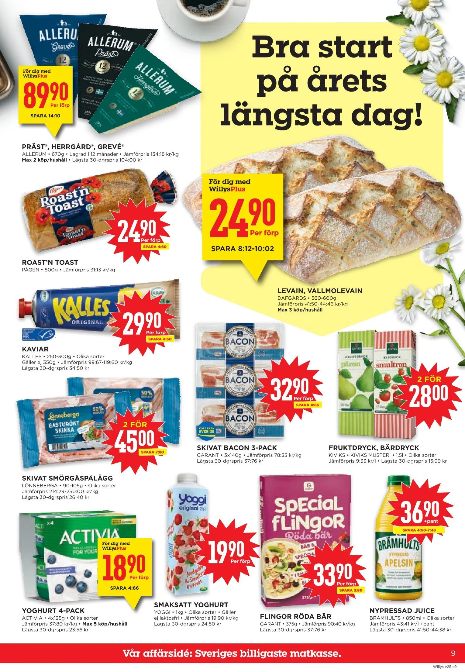 Willys erbjudanden från 15 juni till 21 juni 2026 - Reklamblad sidor 9