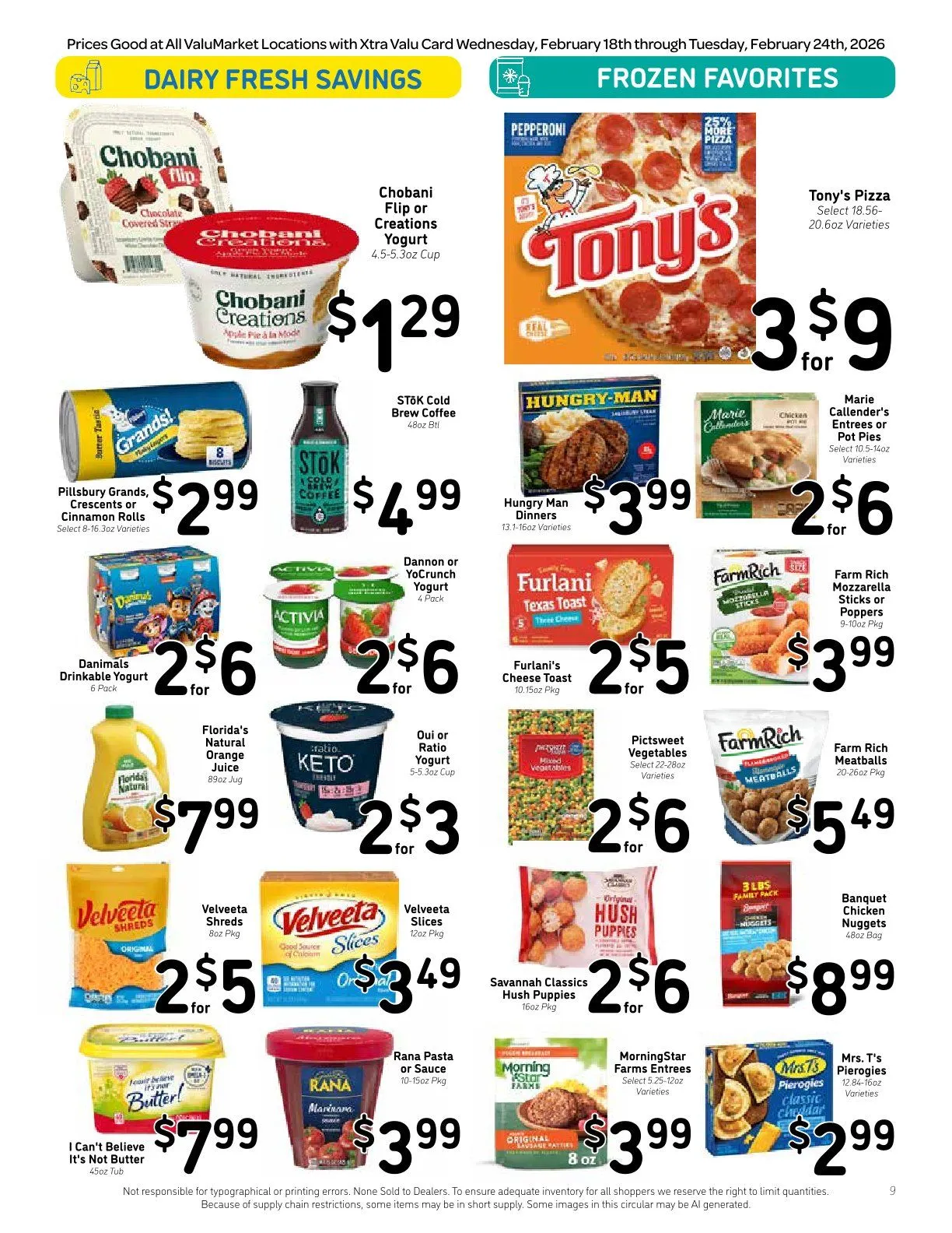 Weekly ad ValuMarket Sales from February 18 to February 24 2026 - Page 9